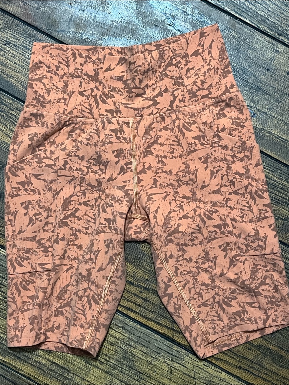 REI Co-op Orange Printed Performance Top